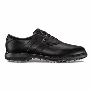 Men's Footjoy Originals Spikes Golf Shoes Black NZ-252461